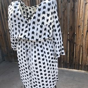 Cat Print Tunic/Dress